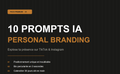 Explose ta Présence sur TikTok & Instagram – Pack 10 Prompts IA Personal Branding