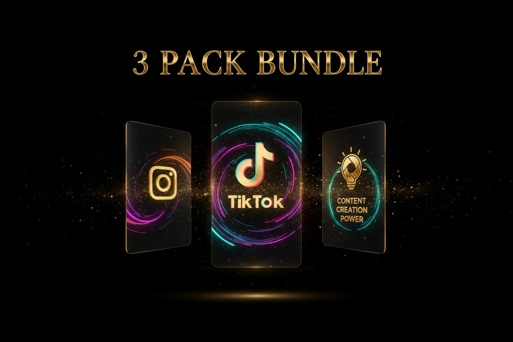 Bundle 3 Packs Prompts IA – Explose sur TikTok & Instagram