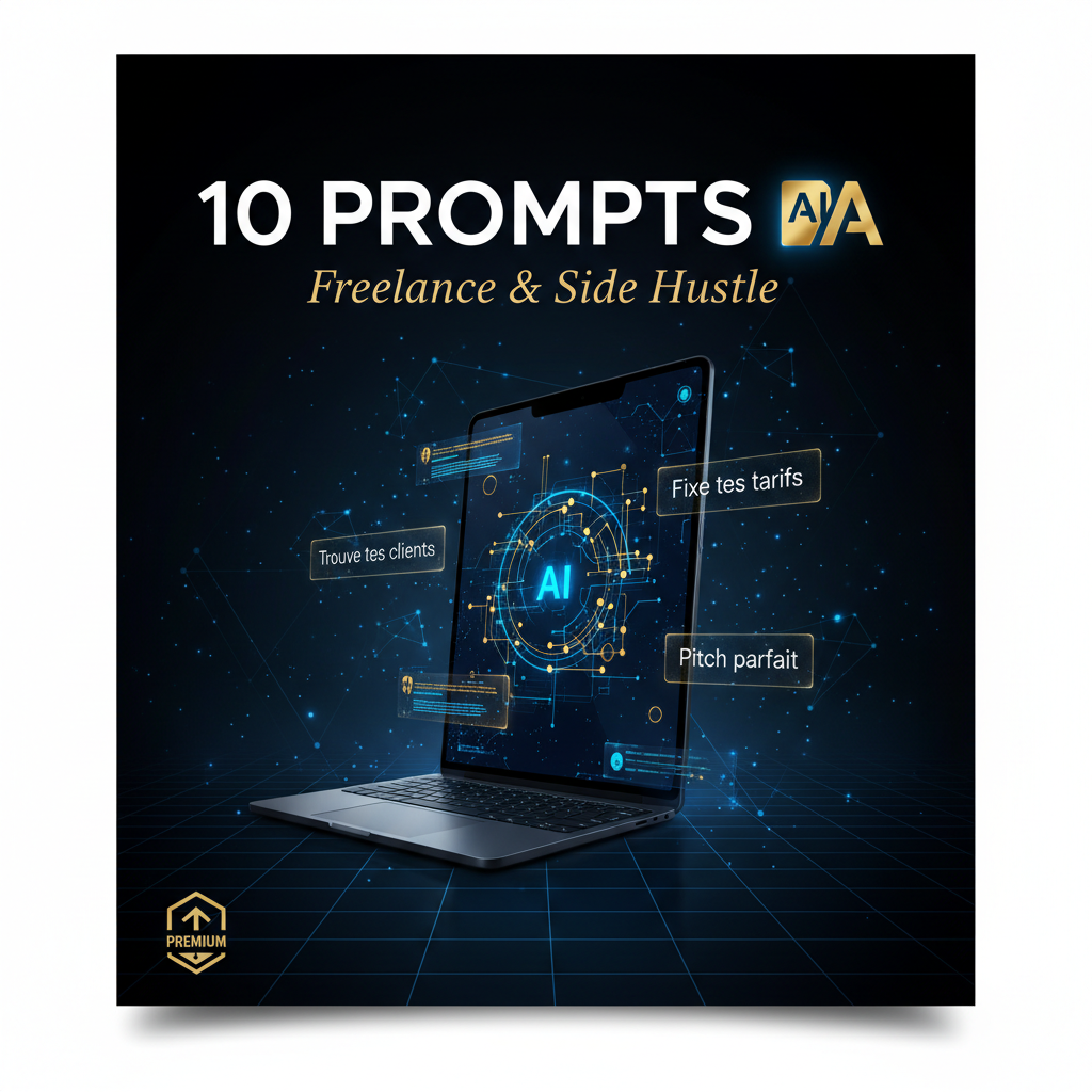 Pack 10 Prompts IA Freelance & Side Hustle