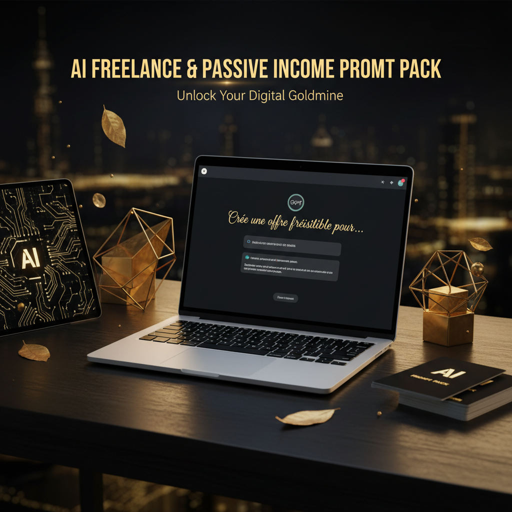 Mockup ChatGPT freelance business AI prompt