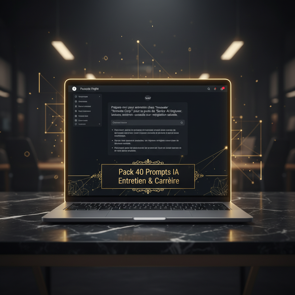 Mockup ChatGPT - préparation entretien avec IA