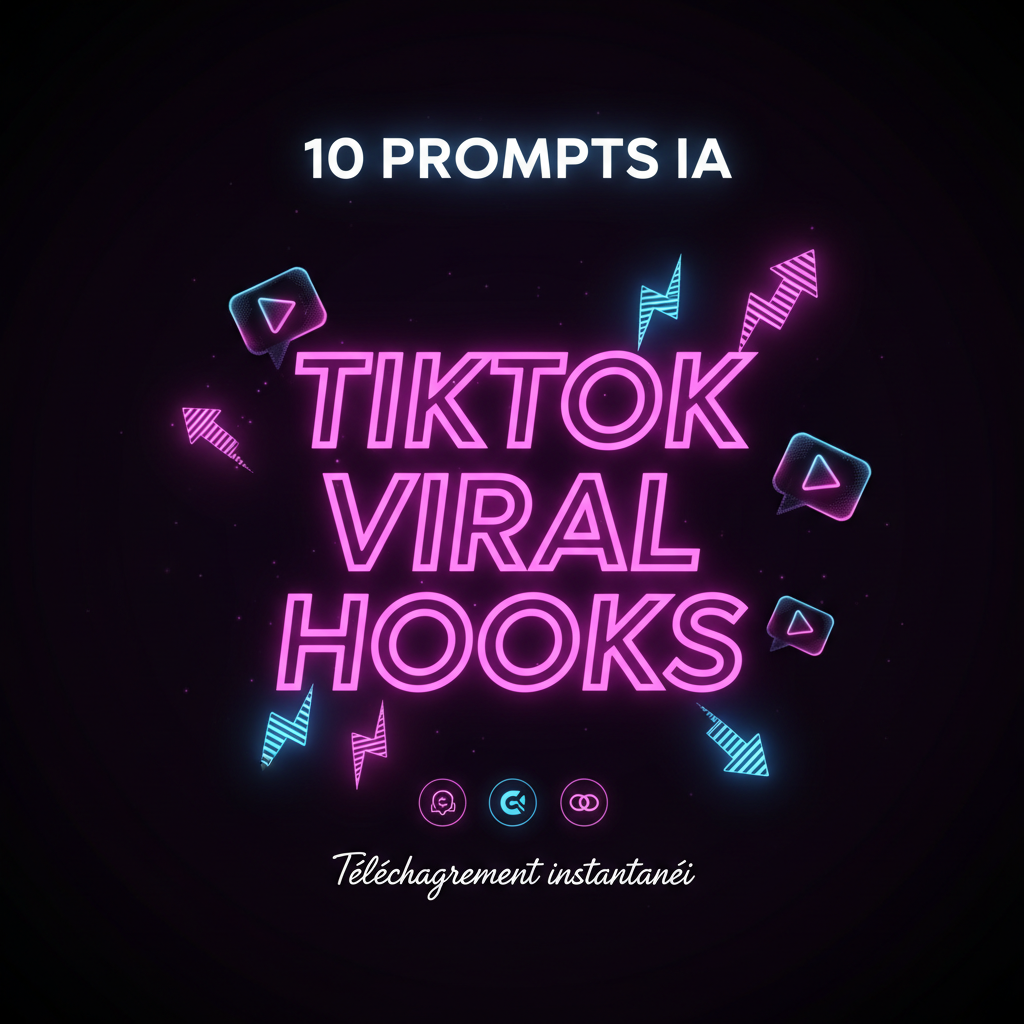 Pack 10 Prompts IA TikTok Viral Hooks