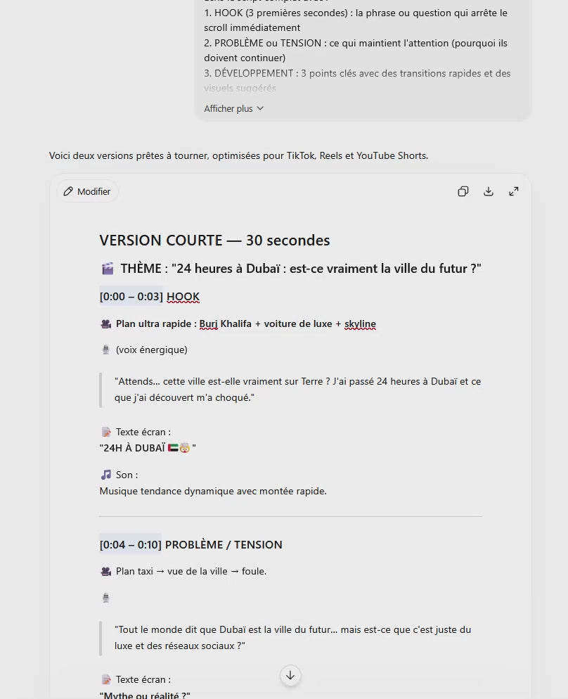 Crée des TikToks Viraux avec l'IA – Pack 10 Prompts Premium