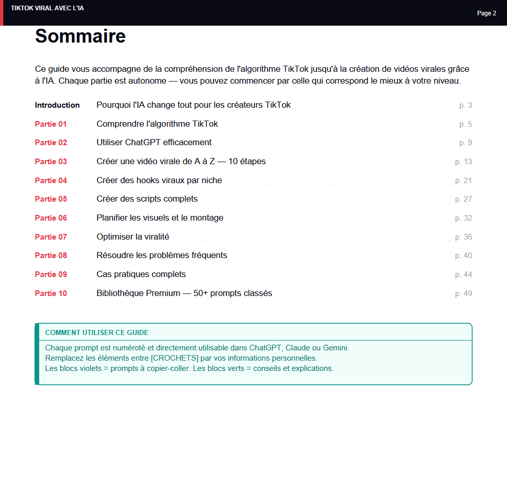eBook TikTok x IA — Le Guide Viral Complet